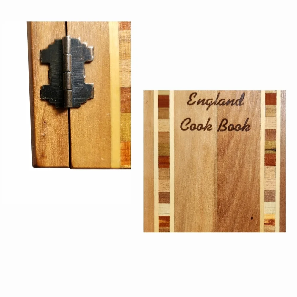 Vintage 1936 New England Cook Book – Wooden Cover Hinges – 300 Regional Recipes - Picture 4 of 14
